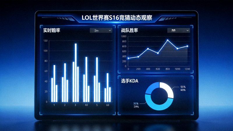 S16下注动态观察配图 - 赛事数据分析屏幕与统计图表展示